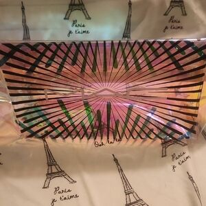 MAC Pink and Black Cosmetic Bag